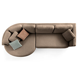 Eymense Venezia Köşe Koltuk Kahverengi Sol Köşe