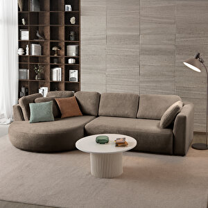 Venezia Köşe Koltuk Kahverengi Sol Köşe Kahverengi