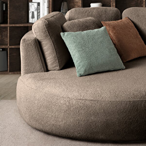 Eymense Venezia Köşe Koltuk Kahverengi Sol Köşe