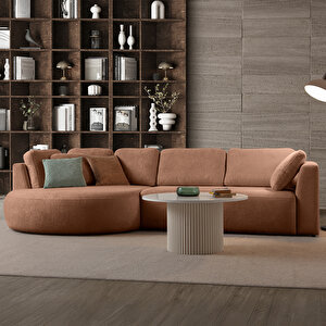 Venezia Köşe Koltuk Vizon Sol Köşe Vizon