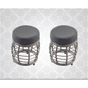 Bn Garden Rattan Albatros  Bahçe Mobilyası 3+1+1+ 2PUF+camlı masa