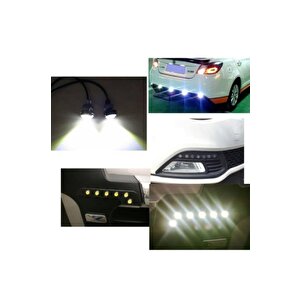 Ayna Altı Beyaz Led Kartal Gözü Gündüz Farı Eagle Led Civatalı