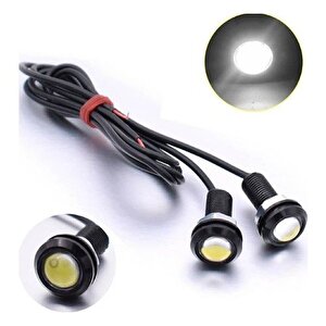 Ayna Altı Beyaz Led Kartal Gözü Gündüz Farı Eagle Led Civatalı