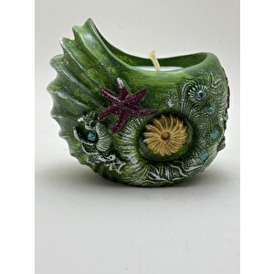 Aqualis Yılbaşı Mumluk Vanilya Kokulu Soya Mumu