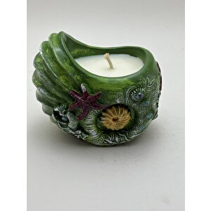 Aqualis Yılbaşı Mumluk Vanilya Kokulu Soya Mumu