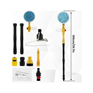 Carub Oto Yıkama Fırçası Mop Profesyonel 100cm