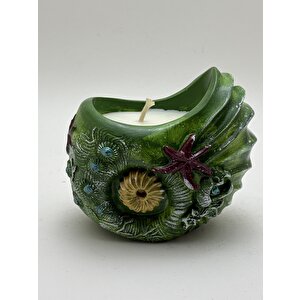 Aqualis Yılbaşı Mumluk Vanilya Kokulu Soya Mumu