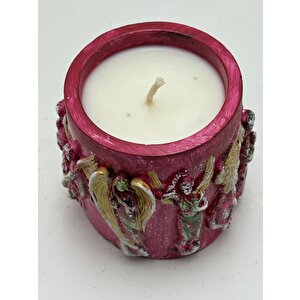 Melek Yılbaşı Mumluk Vanilya Kokulu Soya Mumu