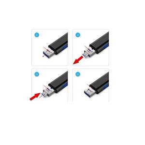 Micro Usb -type C - Usb Telefon Adaptörü Micro Sd/usb Okuyucu Dönüştürücü