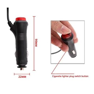 12 Ledli Cam Içi Çakar Vantuzlu Çakar Lamba Kırmızı-beyaz-mavi