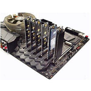 4391 M.2 Nvme Ssd Ngff To Pcie 3.0 X1 Adaptör M Key Kart Çevirici Dönüştürücü