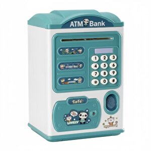Dijital Şifreli Kasa Kumbara Mini Atm Parmak İzi Görünüm