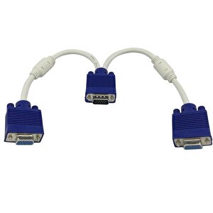 Vga Y Kablo Çoklayıcı Switch Kablosu + Vga Kablo 1.5 Metre