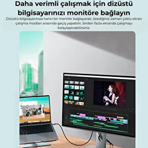 5147 4k Destekli Type-c To Hdmi Görüntü Aktarım Adaptörü