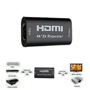 4868 Hdmi Dişi Dişi Uzatıcı Repeater 4k 40 Metre Adaptör Extender