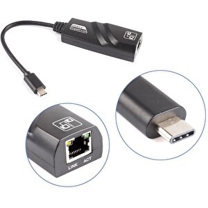 5060 Type C To Ethernet Usb 3.1 1000mbps Gigabit Ag Adaptor Kartı