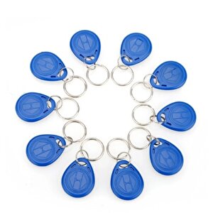 10 Adet 125khz Rfid Anahtar Göster Geç Anahtarlık