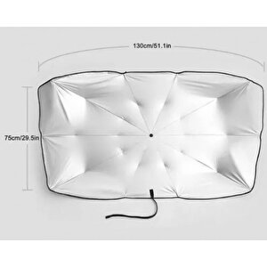 Katlanabilir Araba Ön Cam Güneşliği Şemsiye