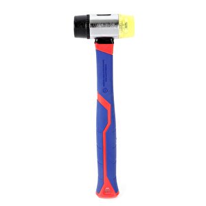Wp241036 40mm Fiberglas Saplı Çift Başlı Hassas Lastik Çekiç