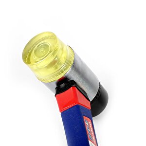 Wp241036 40mm Fiberglas Saplı Çift Başlı Hassas Lastik Çekiç