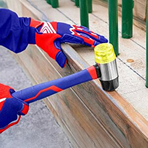 Workpro Wp241036 40mm Fiberglas Saplı Çift Başlı Hassas Lastik Çekiç