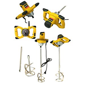 3000 W 6 Kademe Devir Ayarlı Elektirikli Alçı Boya Ve Harç Karıştırıcı Mikser