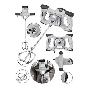 Alman Mx-3000 Bakir Sargi 6 Kademe Devirli Ayarlı Elektirikli Alçı Boya Ve Harç Karıştırıcı Mikser