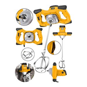 Alman Mx-9200 Bakir Sargi 6 Kademe Devirli Ayarlı Elektirikli Alçı Boya Ve Harç Karıştırıcı Mikser
