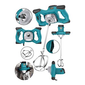 Alman Mx-3000 Bakir Sargi 6 Kademe Devirli Ayarlı Elektirikli Alçı Boya Ve Harç Karıştırıcı Mikser