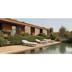 Scbm-267 Vena Modern Detaylı Şezlong Havuz Başı Daybed Konforlu Uzanma Yatak