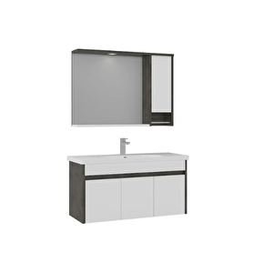 Aydos 100 Cm Banyo Dolabı Takım Beyaz