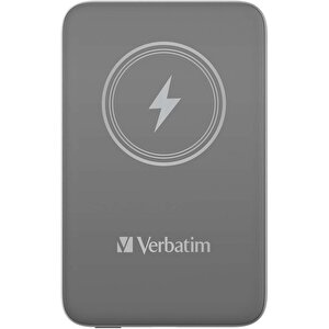 Verbatim Mcp-10gy 10000mah With Usb-c 15w Magnetic Wireless Powerbank - Gri