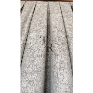 Lyra Fon Perde Gri, Tek Kanat, Pileli, Yeni Sezon, Kırışmaz, Kuşak Hediyeli