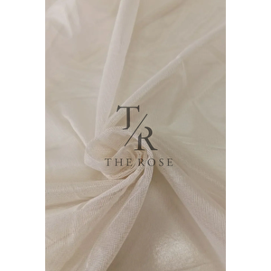 Krem Düz Tül Perde, Sık Pile, Düz, Sade, Tül Perde, Kornişli, Kırışmaz, Ütü İstemez