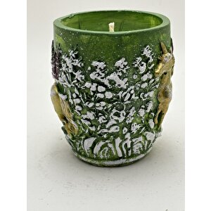 Yılbaşı Unicorn Mumluk - Vanilya Kokulu Soya Mumu