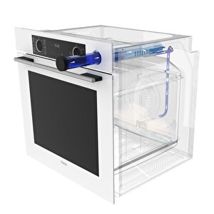 Ferre Fryart & Buharlı Elio Sessiz Davlumbaz Elektrikli Siyah Ank. Set ( D077-sa + Ms261 + Xe64cs )