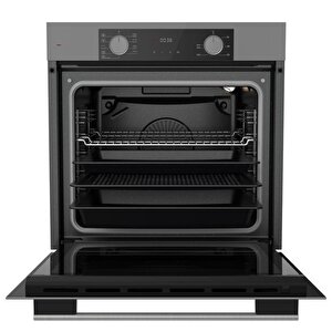 Ferre Fryart Fusion Vitroseramik Elektrikli Gri  Ankastre Set ( D082-sa Sessiz + Ms261 + Xe63cpr)