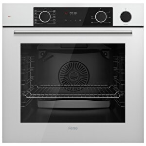 Fryart Lumio Vitroseramik Elektrikli Sessiz Beyaz Ankastre Set (d064 -sa + Ms261 + Xe64cb )