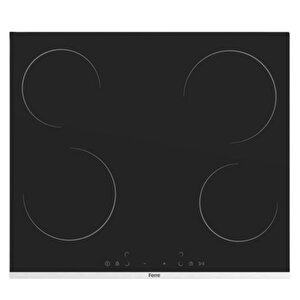 Ferre Flowart Via Vitroseramik Elektrikli Gri  Ankastre Set ( D065-sa Sessiz + Ms261 + Qbl62cpr)