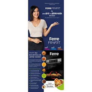 Ferre Fryart&flowar Orio Sessiz Davlumbaz Elektrikli Inox-siyah Ank. Set (d063-sa + Ms261 + Xe63mi)