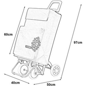 Grand Star Thermo Soğuk Tutucu Katlanabilir Pazar Arabası