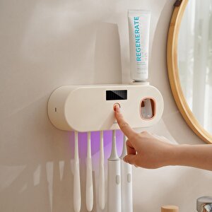 Mio Uv5f 1200mah Şarj Edilebilir Uv Sterilizatörü Otomatik Diş Fırçası Tutucusu
