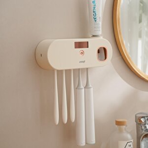 Mioji Mio Uv5f 1200mah Şarj Edilebilir Uv Sterilizatörü Otomatik Diş Fırçası Tutucusu