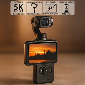 Mio Pocket 3 5k 30fps 48mp 3 Eksenli Gimbal Kamera