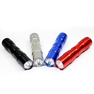 Valkyrie 4 Adet Fener Seti - Alüminyum Kasa - 4 Farklı Renk - Cep Feneri - Tutma İpli