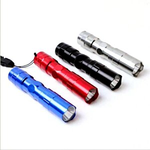 Valkyrie 4 Adet Fener Seti - Alüminyum Kasa - 4 Farklı Renk - Cep Feneri - Tutma İpli