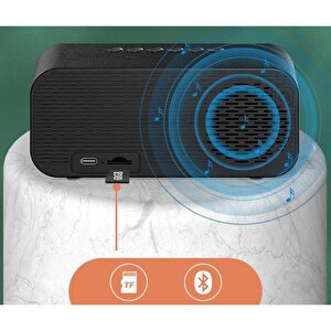 Valkyrie Bluetooth Şarjlı Alarmlı Usb/sd Aynalı Masa Saati