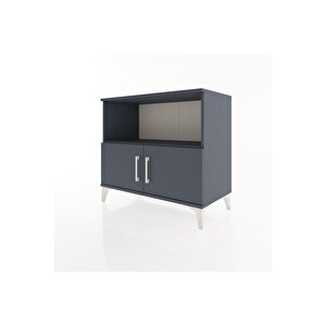 Hyperion Şifonyer 2 Raflı 2 Kapaklı 88x44x80 Antrasit-antrasit