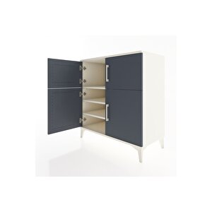 Hyperion Şifonyer 3 Raflı 4 Kapaklı 88x44x96 Aytaşı-antrasit