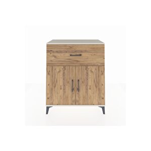 Hyperion Şifonyer Tek Raflı Tek Çekmeceli 2 Kapaklı 88x44x106 Aytaşı-çam